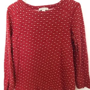 Red polka dot Sweater